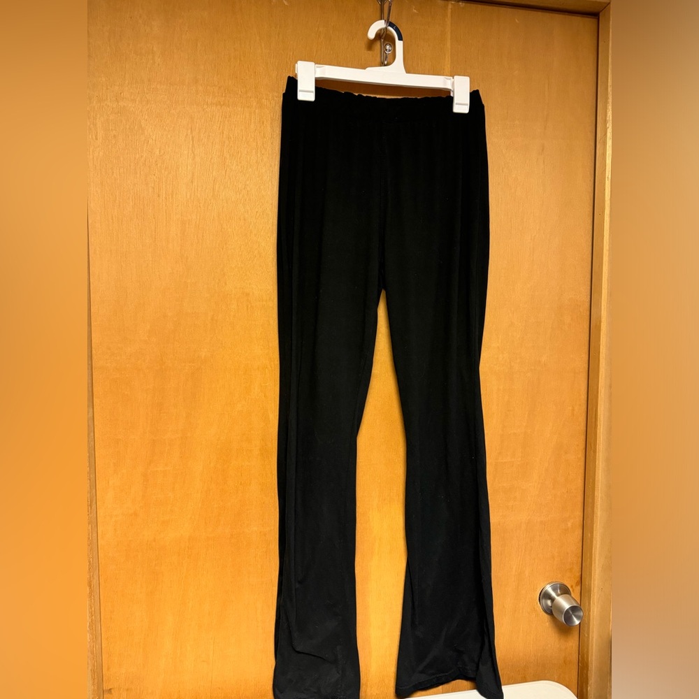 MAURICES Black Flare Leggings Size L
